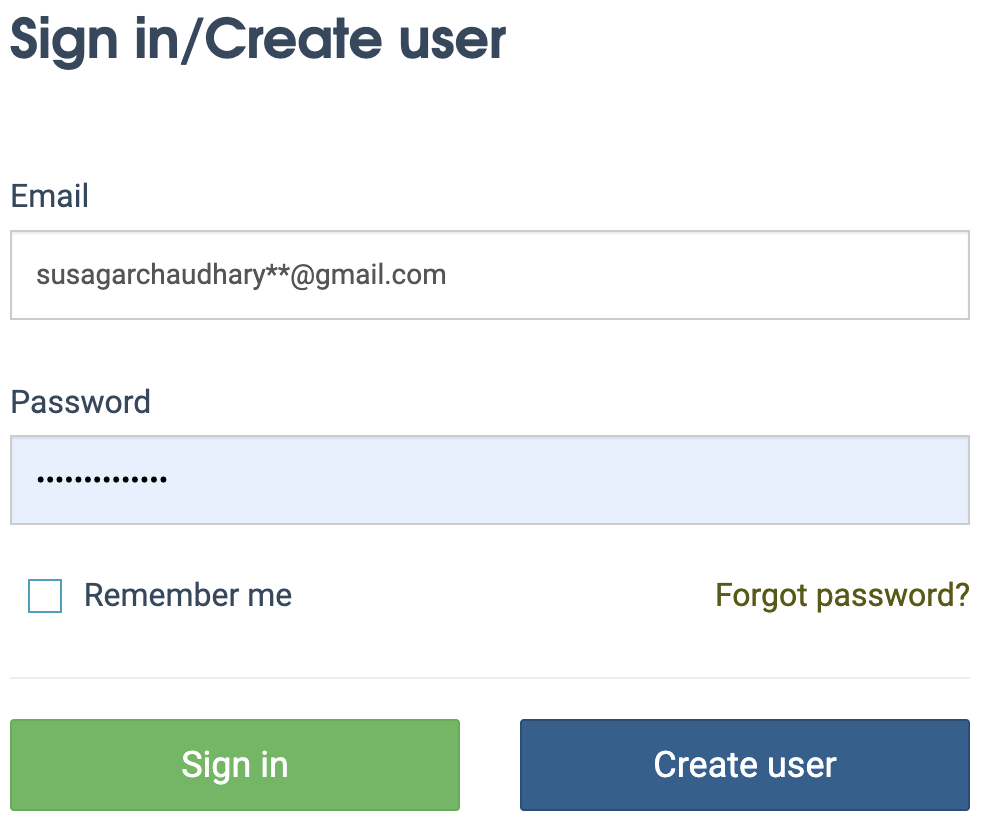Create an Account